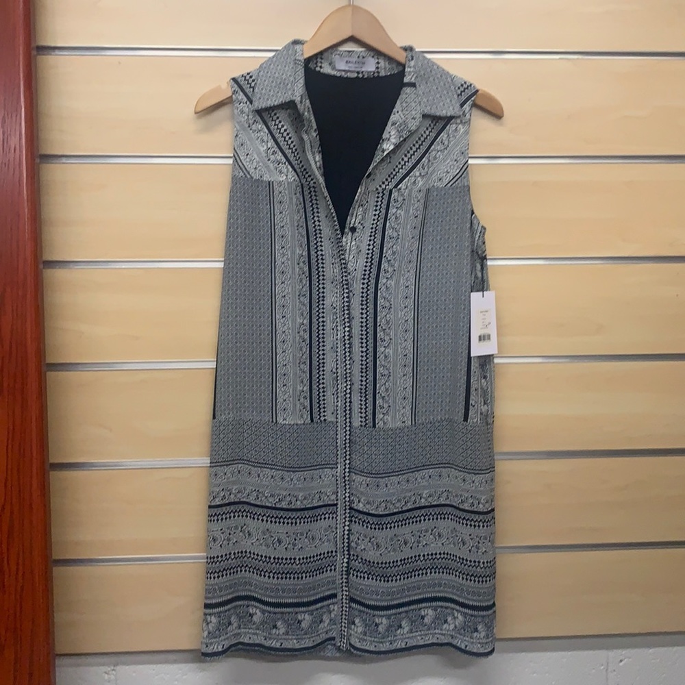 Bailey 44 patterned sleeveless collared dress
